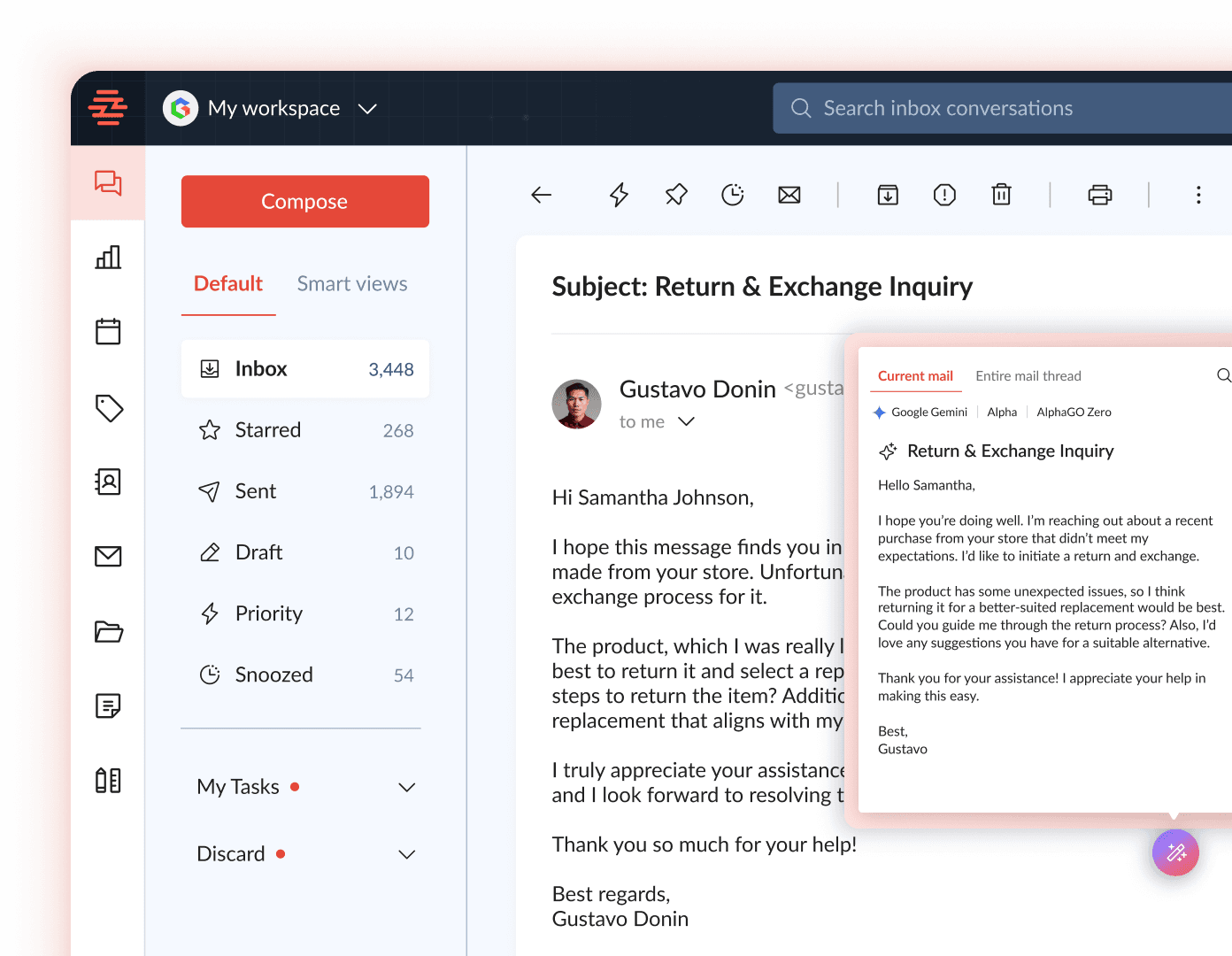 Email Summary