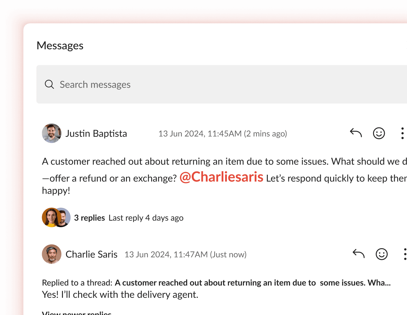 Mentions and Notifications