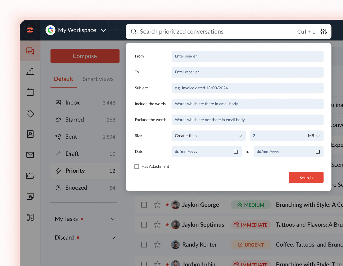Customizable Filters